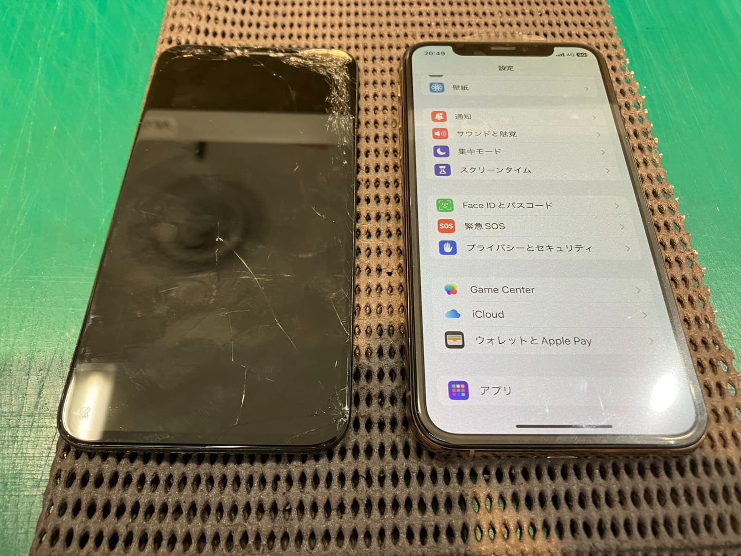 ふじみ野市、川越市、所沢市でiPhone XSの画面交換ならスマホ修理工房イオン大井店にお任せください！
